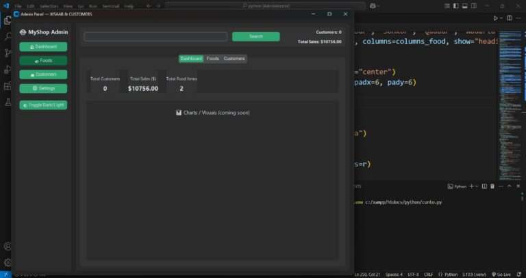 Maqaal: App_Admin.py — Barnaamij Maamulka Ganacsiga (Admin Panel)